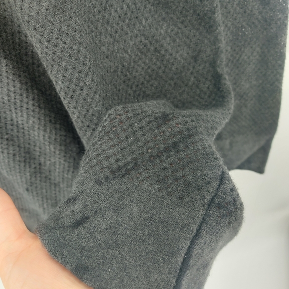 Kokun Cashmere Knit Gray Long Crewneck Sweater Size XL - Picture 3 of 6